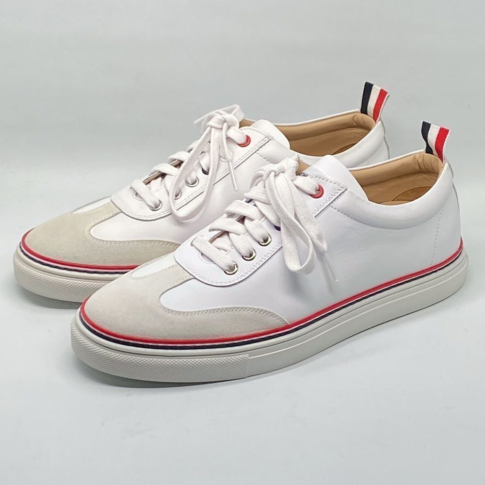 Thom Browne Loe Top Leather Sneakers size 41/us size 8